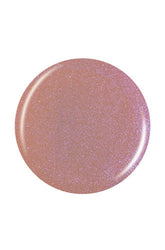 A round shape nail polish swatch drop in creamy hypnotic blue color